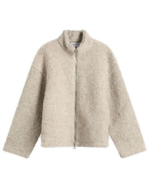 MKI Miyuki-Zoku Natural Wool Fleece Track Jacket for men