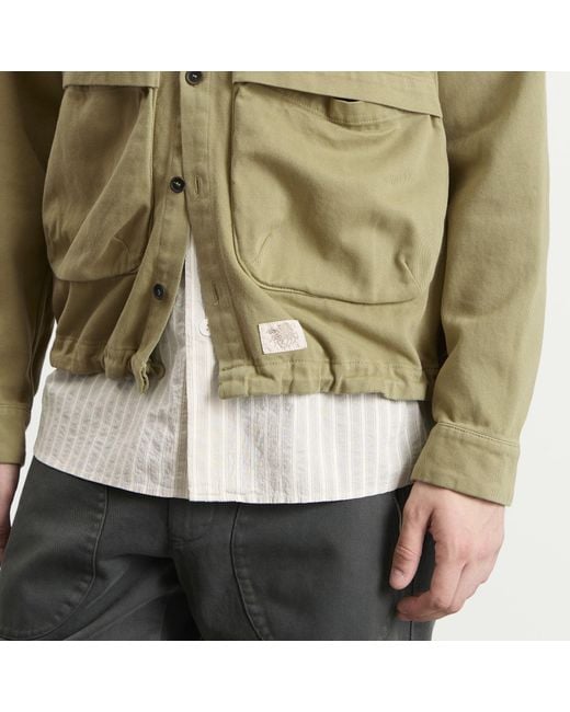 RANRA Green Epitome Cotton Overshirt for men