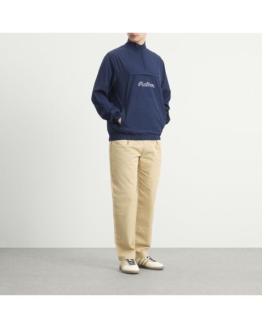 Malbon Blue Cypres Anorak for men