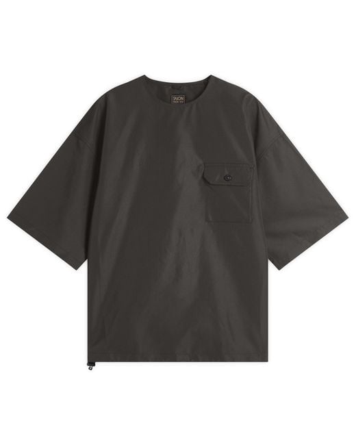 Taion Black Military Half Sleeve T-Shirt for men