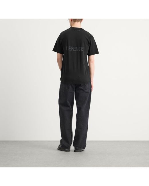 Umbro by Slam Jam Black Offence Defence T-Shirt for men
