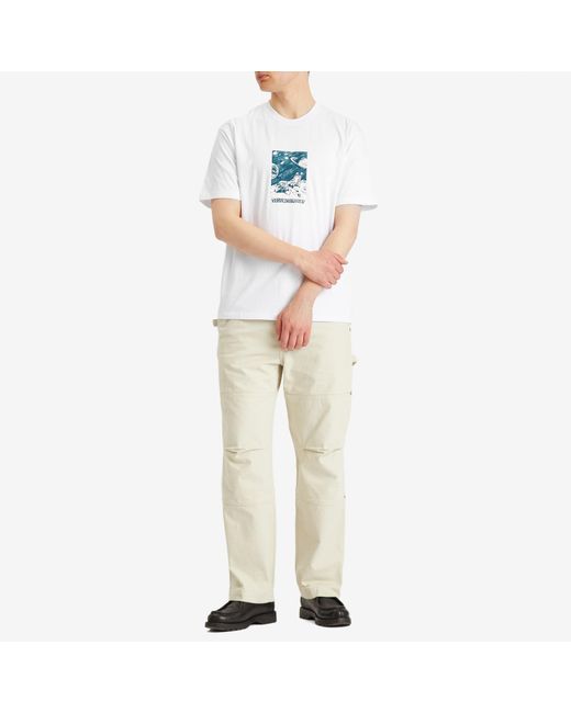 Thisisneverthat White Outer Space T-Shirt for men