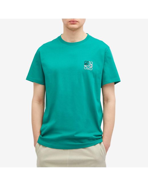 Loewe Blue Anagram T-Shirt for men