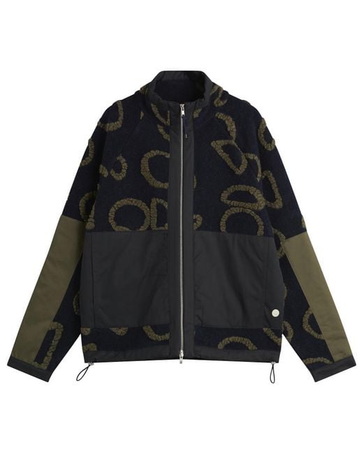 Folk Black Signal Fleece Jacket for men
