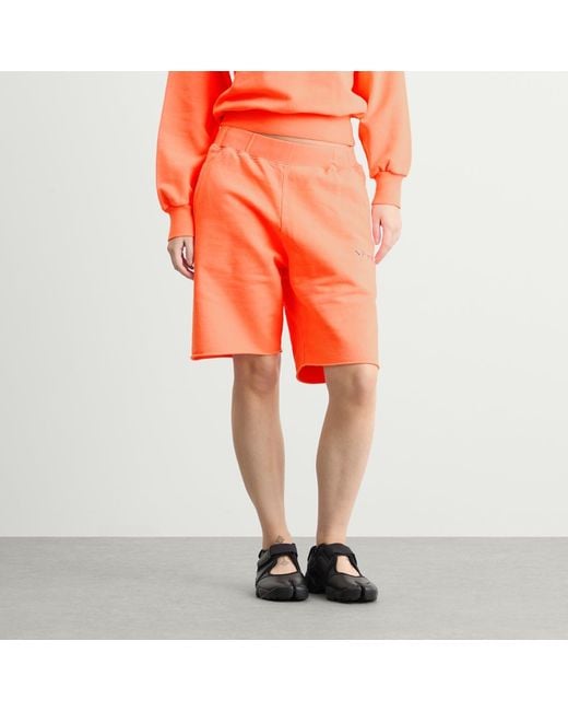No Problemo Orange Mini Problemo Sweatshorts