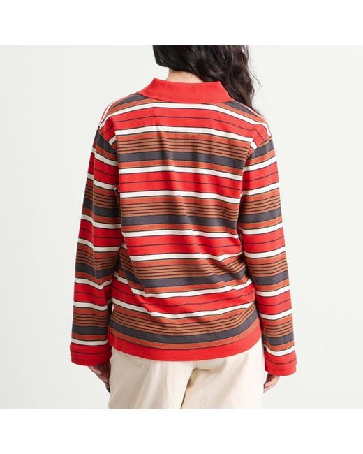 Damson Madder Red Noah Cinch Rugby Top
