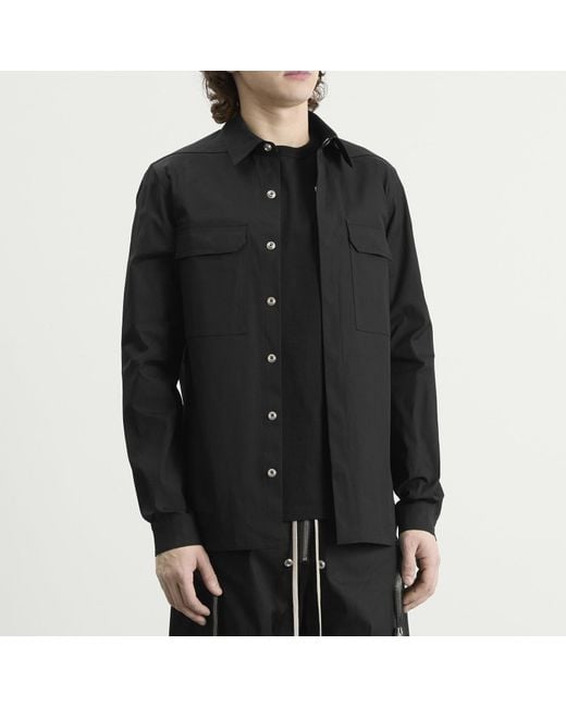 Rick Owens Black Outershirt for men