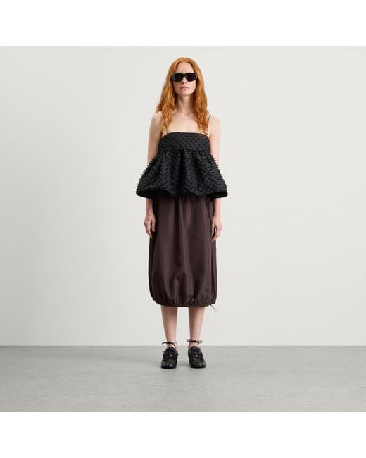 CECILIE BAHNSEN Brown Fie Skirt