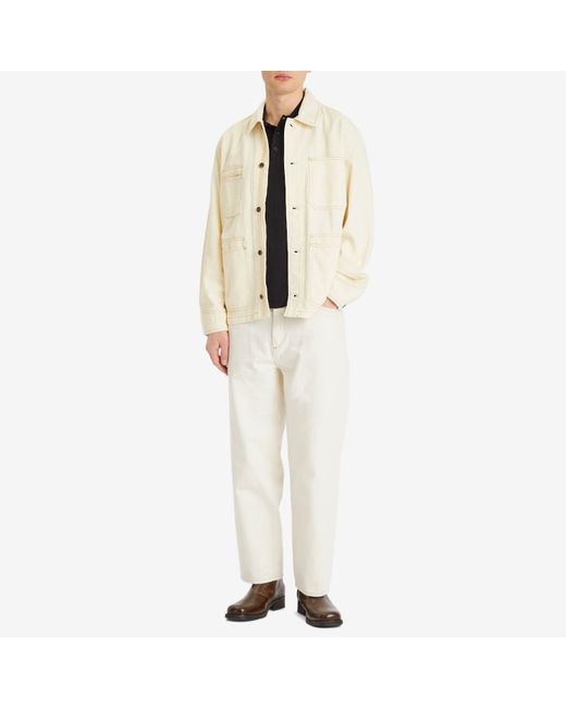 Rag & Bone Natural Graham Denim Chore Jacket for men