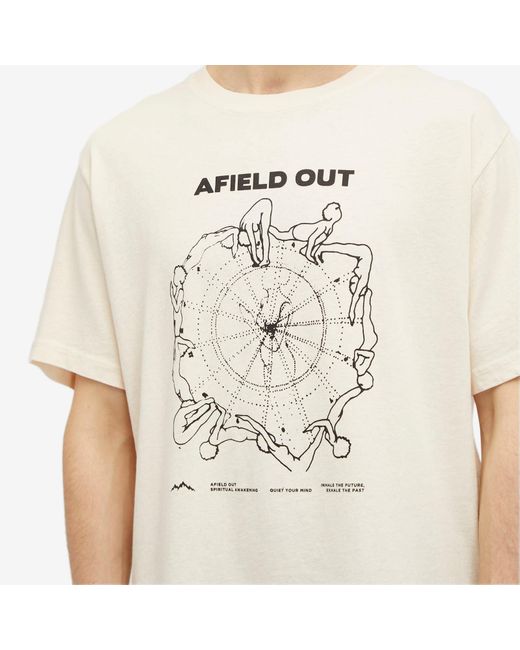 Afield Out Natural Flow T-Shirt for men