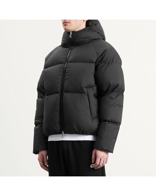 Cole Buxton Black Multicam Hooded Down Jacket for men