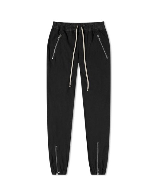 Rick Owens Tecutal Zipped Track Pant in Black for Men | Lyst