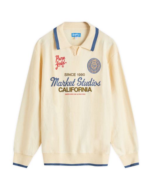 Market Natural Pure Collared Sweater for men