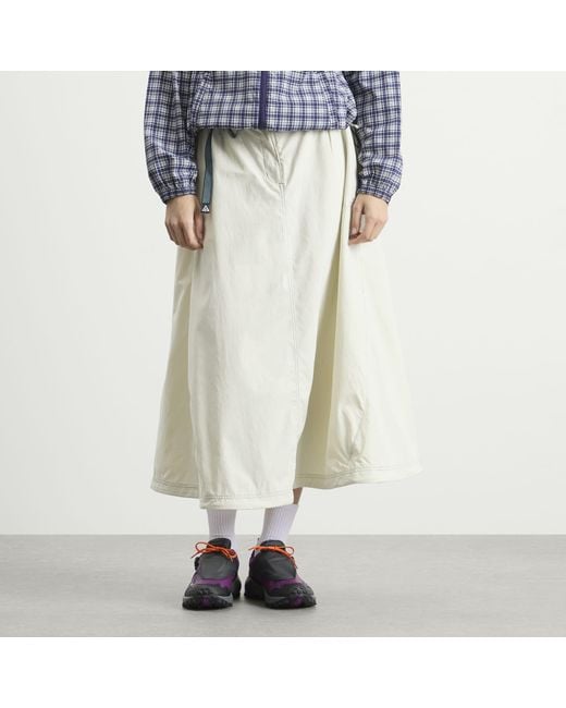 Nike White Acg Midi Skirt