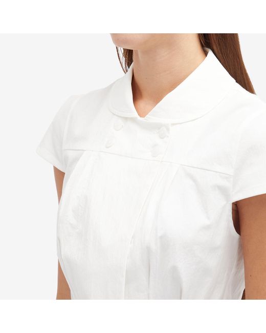 Peachy Den Missy Blouse in White | Lyst