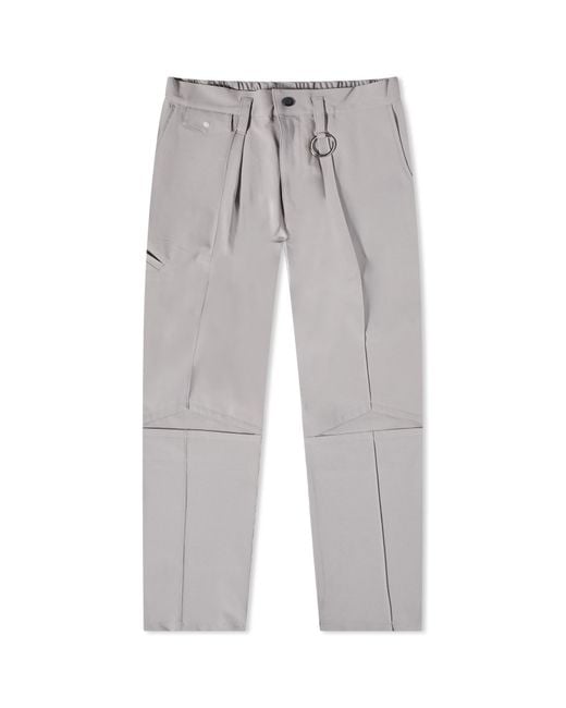 GOOPiMADE Gray Km-01 Regular-fit Tailored Trousers for men
