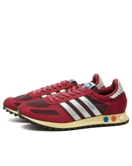 Adidas Red La Trainer Og Sneaker