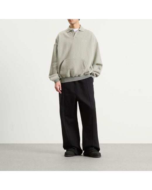 Fear Of God Gray Signature 90S Polo Sweatshirt for men