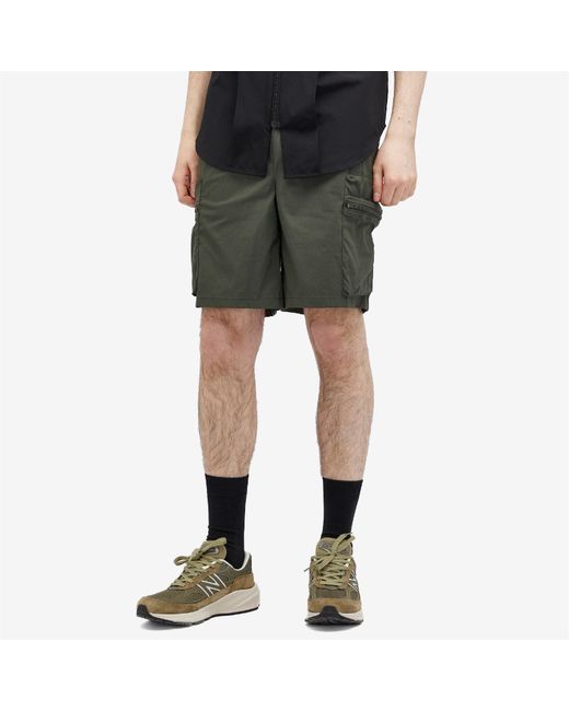Rains Green Tomar Shorts for men