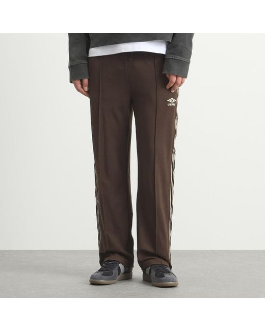 Umbro Brown Taped Track Pant for men