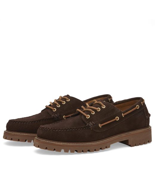 G.H.BASS Brown Ranger Camp Moc Shoe for men