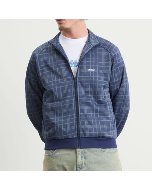 Butter Goods Blue Tricot Track Jacket for men
