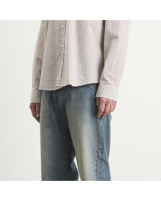 mfpen Blue Straight Cut Jeans for men
