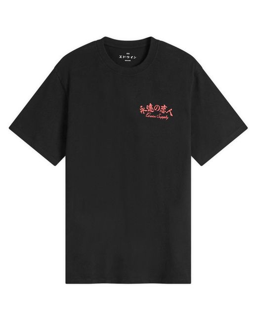 Edwin Black Forever Lover T-Shirt for men