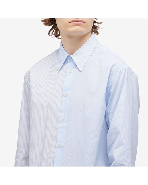 Soulland Blue Perry Shirt for men