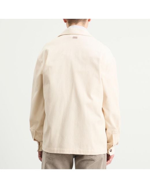 Drole de Monsieur Natural Drole De Monsieur Corduroy Overshirt for men