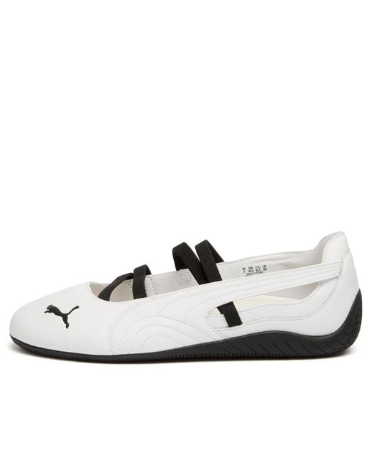 プーマ　Speedcat Ballet LTH Wns PUMA Speedcat Ballet Lth Wns in White | Lyst