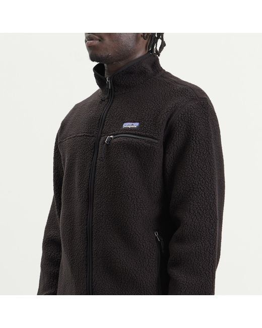 Patagonia Black Retro Pile Jacket for men