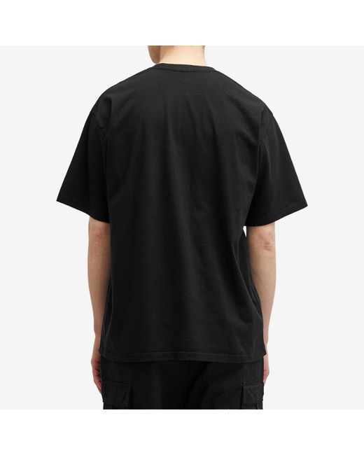 Neighborhood Black 10 Printed T-Shirt for men