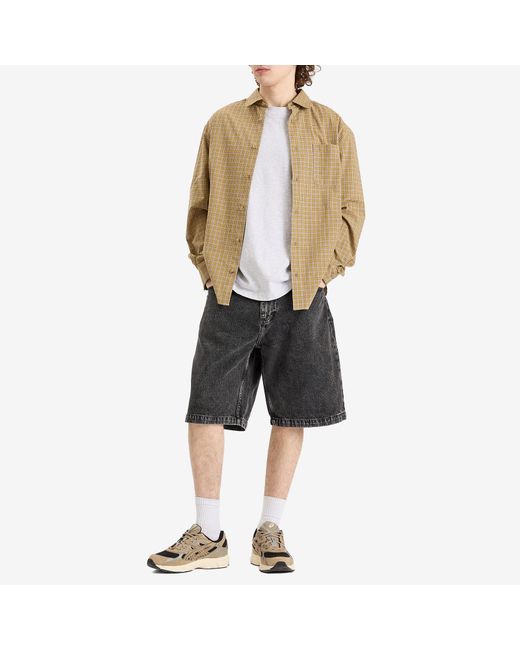 Edwin Gray Denim Worker Shorts for men