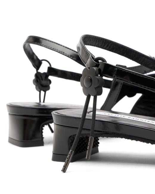 CECILIE BAHNSEN Black Arna Sandals