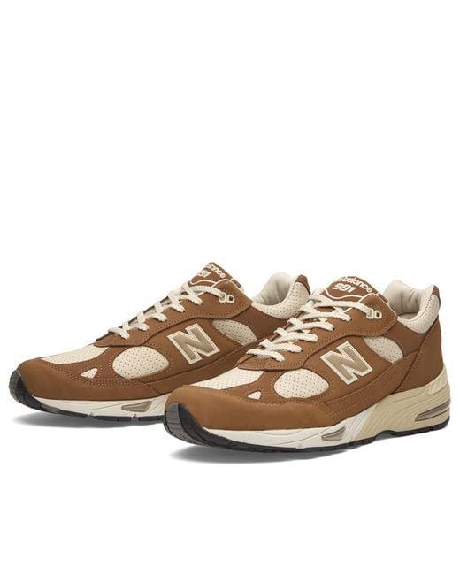 New Balance Brown 991V1 Sneaker