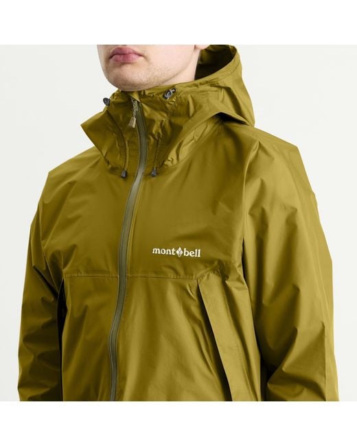 Montbell Green Rain Hiker Jacket for men