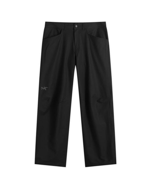 Arc'teryx Gray Kragg Cotton Trousers for men