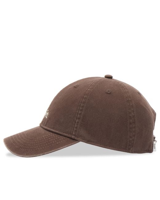 Forét Brown Hawk Washed Cap for men