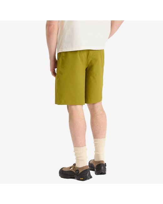 Purple Mountain Observatory Green Forest Shorts for men