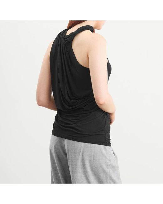 Entire studios Black Sleeveless Dalters Top
