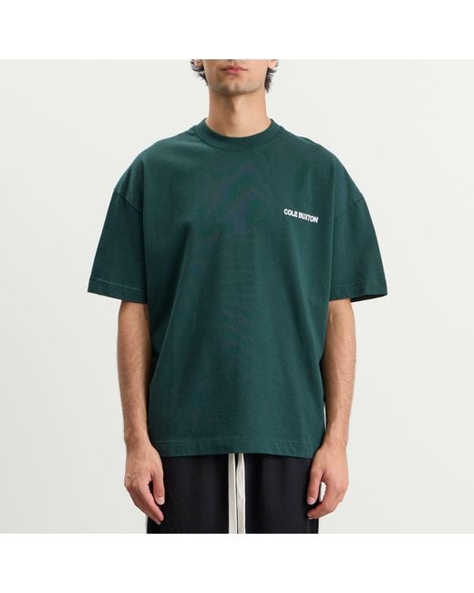 Cole Buxton Green Cb Sportswear T-Shirt for men
