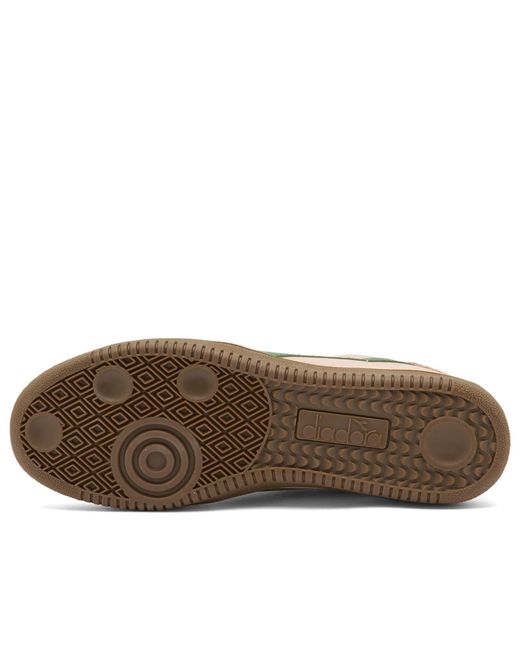 Diadora Brown Trainer Hairy Sneaker for men