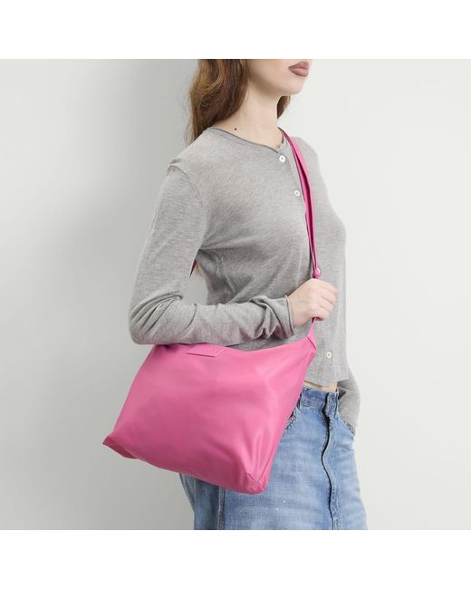 Maison Margiela Pink Mm6 Nylon Crossbody Bag