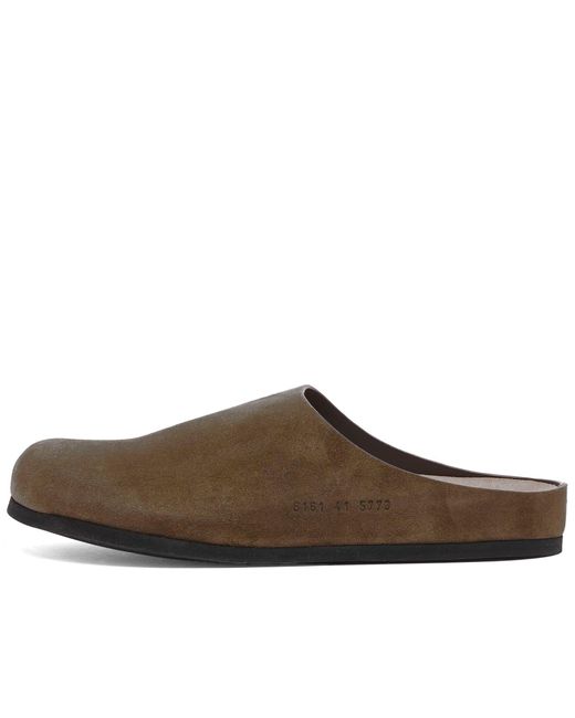 Common Projects Brown By Common Projects Suede Clog