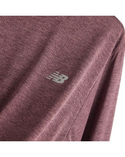 New Balance Purple Athletics Long Sleeve