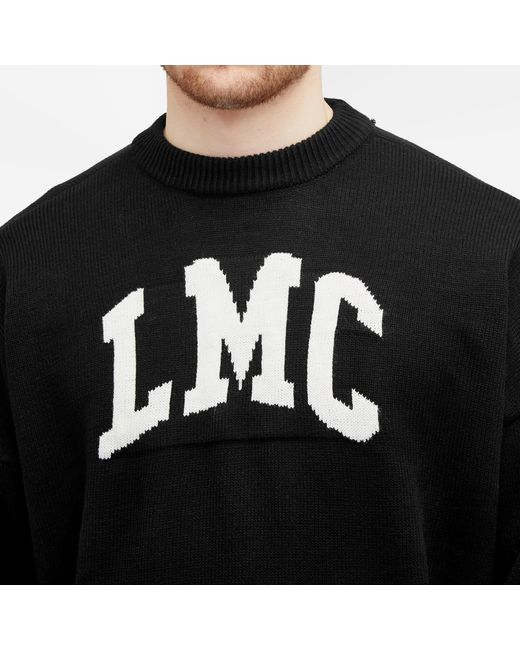 LMC Black Arch Knit Jumper for men