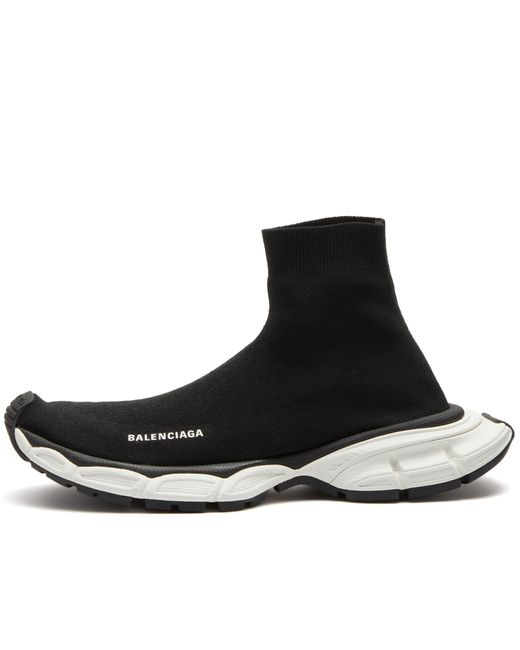 Balenciaga Black 3Xl Speed Runner Sneakers for men