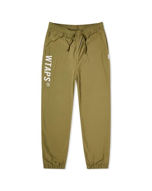 (w)taps Green 01 Track Pant for men