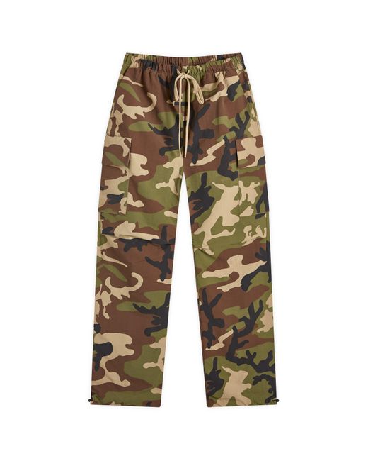 パンツ ESSENTIALS MILITARY NYLON FIELD PANT Fear of God Essentials Textured Nylon Field Pant Military